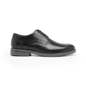 Derby Flexi Men's Shoe with Eyelets Style 404601 Black