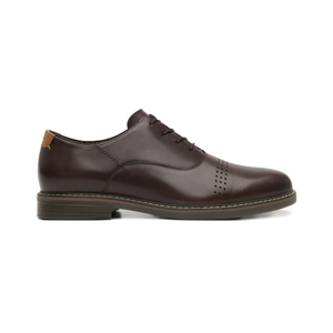 Men's Leather Oxford Shoe Style 404608 Wine