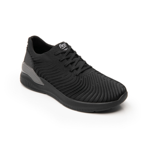 Men's Flexi Urban Sneaker with Extra Lightweight Sole 405401 Style Black Men's Flexi Urban Sneaker with Extra Lightweight Sole 405401 Style Black