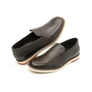 Men´s Flexi Leather Loafer Style 406703 Chocolate