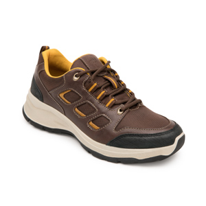 Zapato Outdoor Piel Flexi Country para Hombre con Sistema De Mejor Agarre Estilo 409103 Chocolate