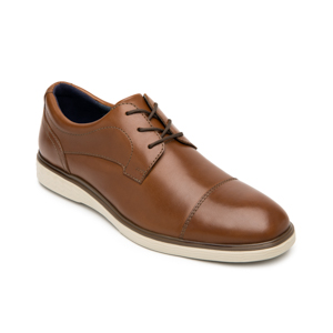 Men's Derby Shoe with Extra Lightweight Sole Style 409405 Tan