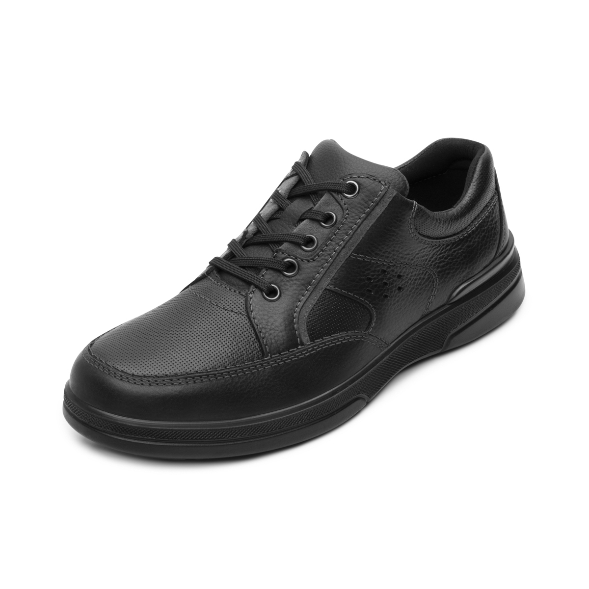 Men's Leather Moccasin Style 410605 Black