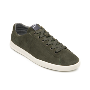 Men's Urban Sneaker with Extra Soft Leather Style 412402 Olive