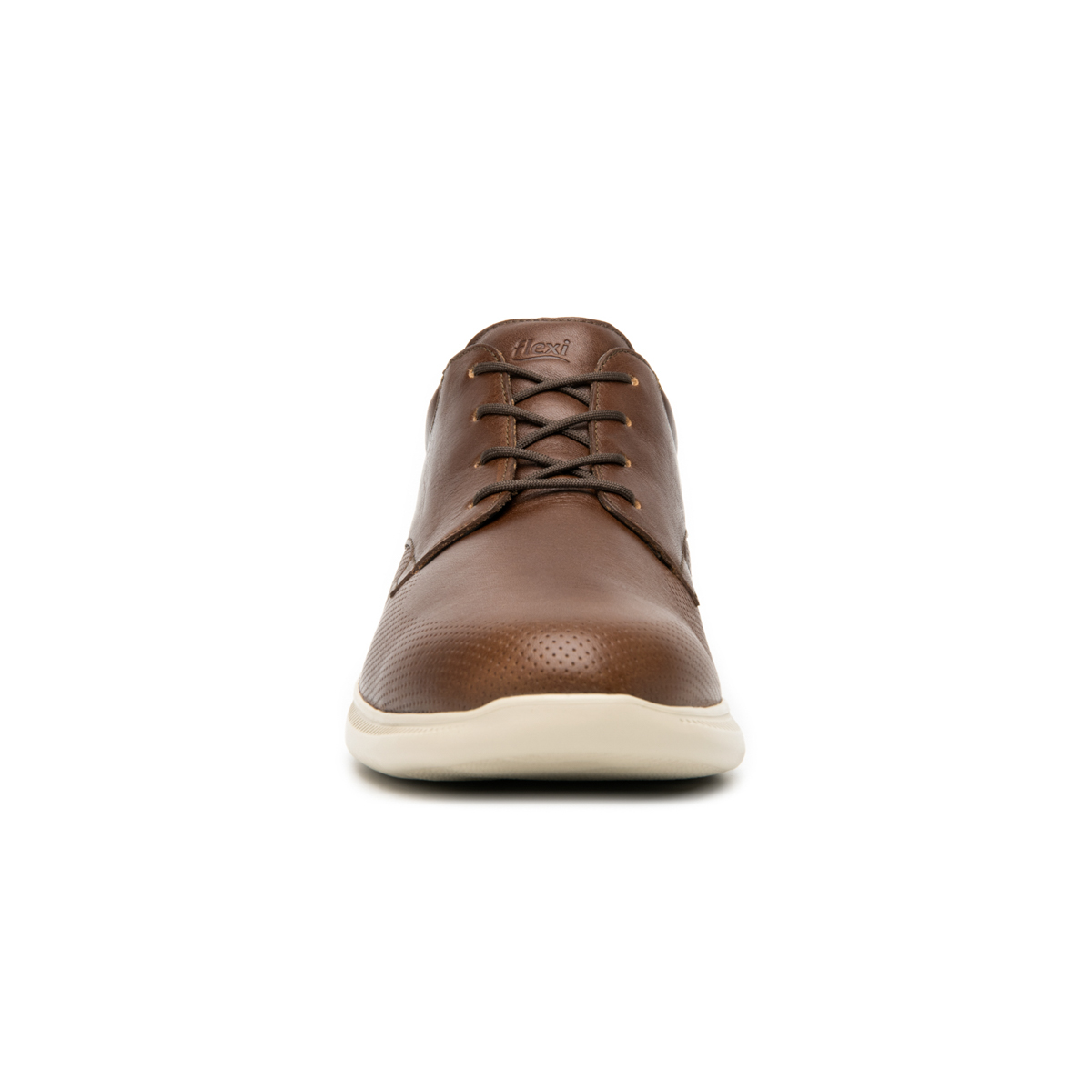 Zapato Con Placa Flexi para Hombre con Flowtek Estilo 413004 Moka