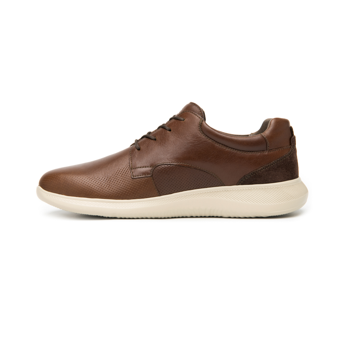 Zapato Con Placa Flexi para Hombre con Flowtek Estilo 413004 Moka