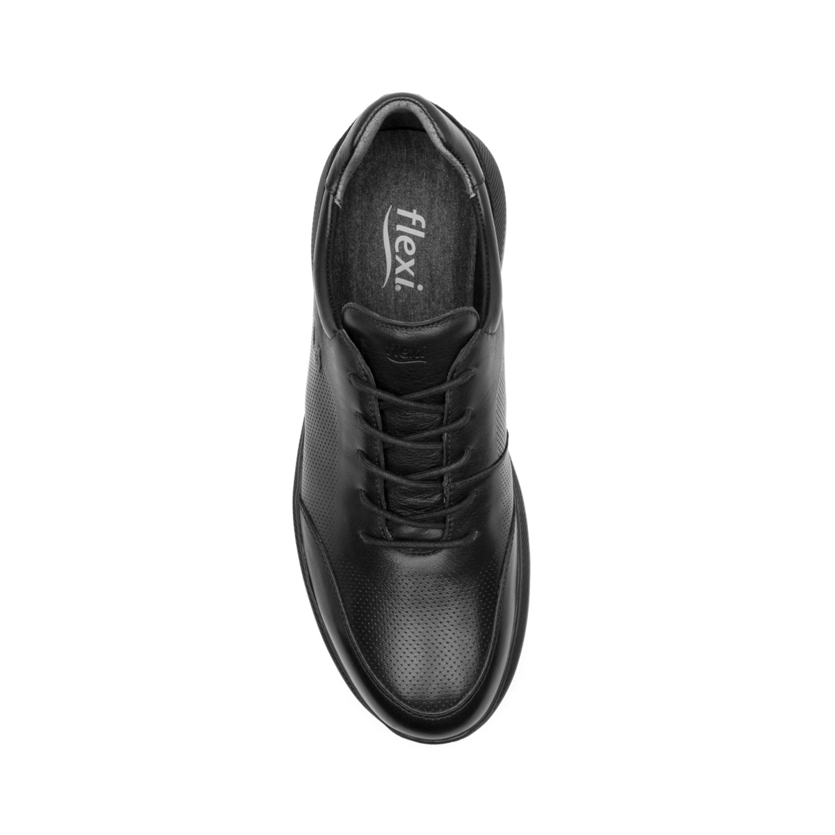 Zapato Con Puntera Flexi para Hombre con Flowtek Estilo 413005 Negro