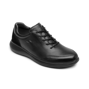 Zapato Con Puntera Flexi para Hombre con Flowtek Estilo 413005 Negro