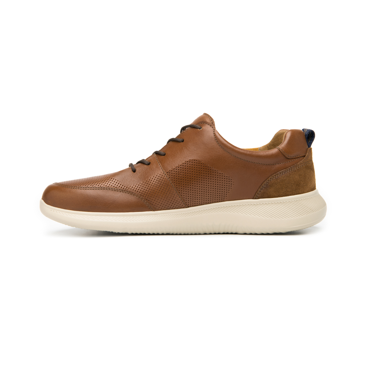 Zapato Con Puntera Flexi para Hombre con Flowtek Estilo 413005 Tan