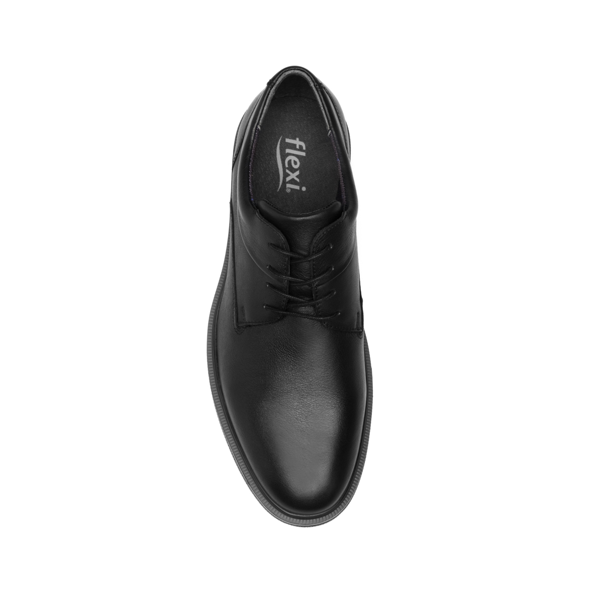 Derby Agujetas Flexi para Hombre con Suela Ligera Estilo 413101 Negro