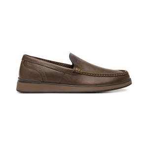 Men's Slip On Loafer with Lightweight Sole Style 413201 Coffee