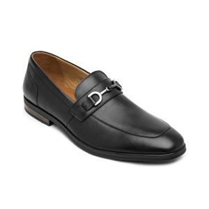Men's Leather Loafer Style 413603 Black