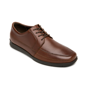 Zapato Oxford Flexi para Hombre con Napa Vegetal Estilo 413702 Cognac