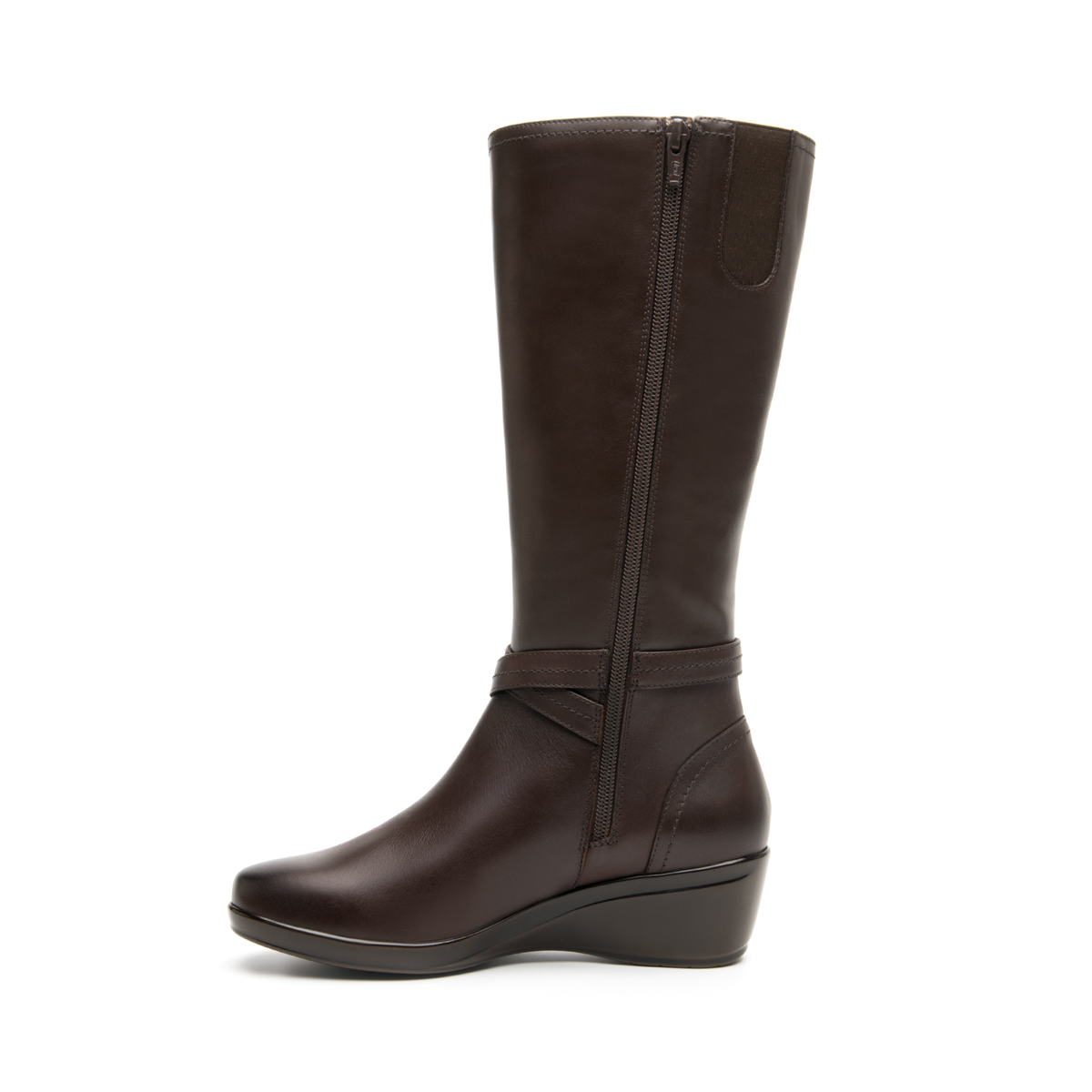 Women's Boot with Internal Zip Style 45226 Brown