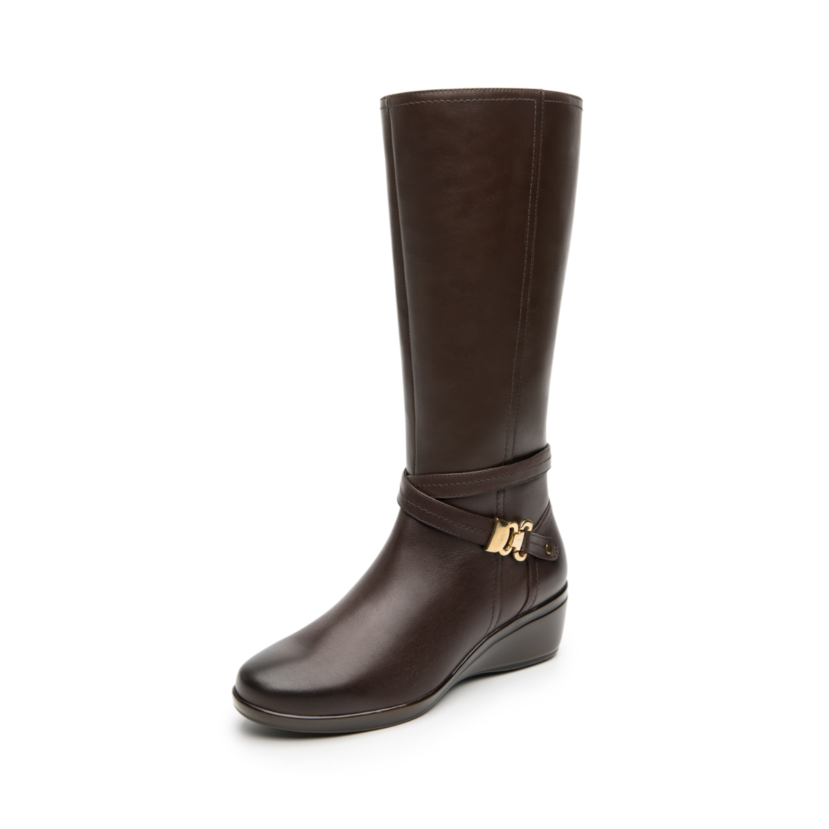 Women's Boot with Internal Zip Style 45226 Brown
