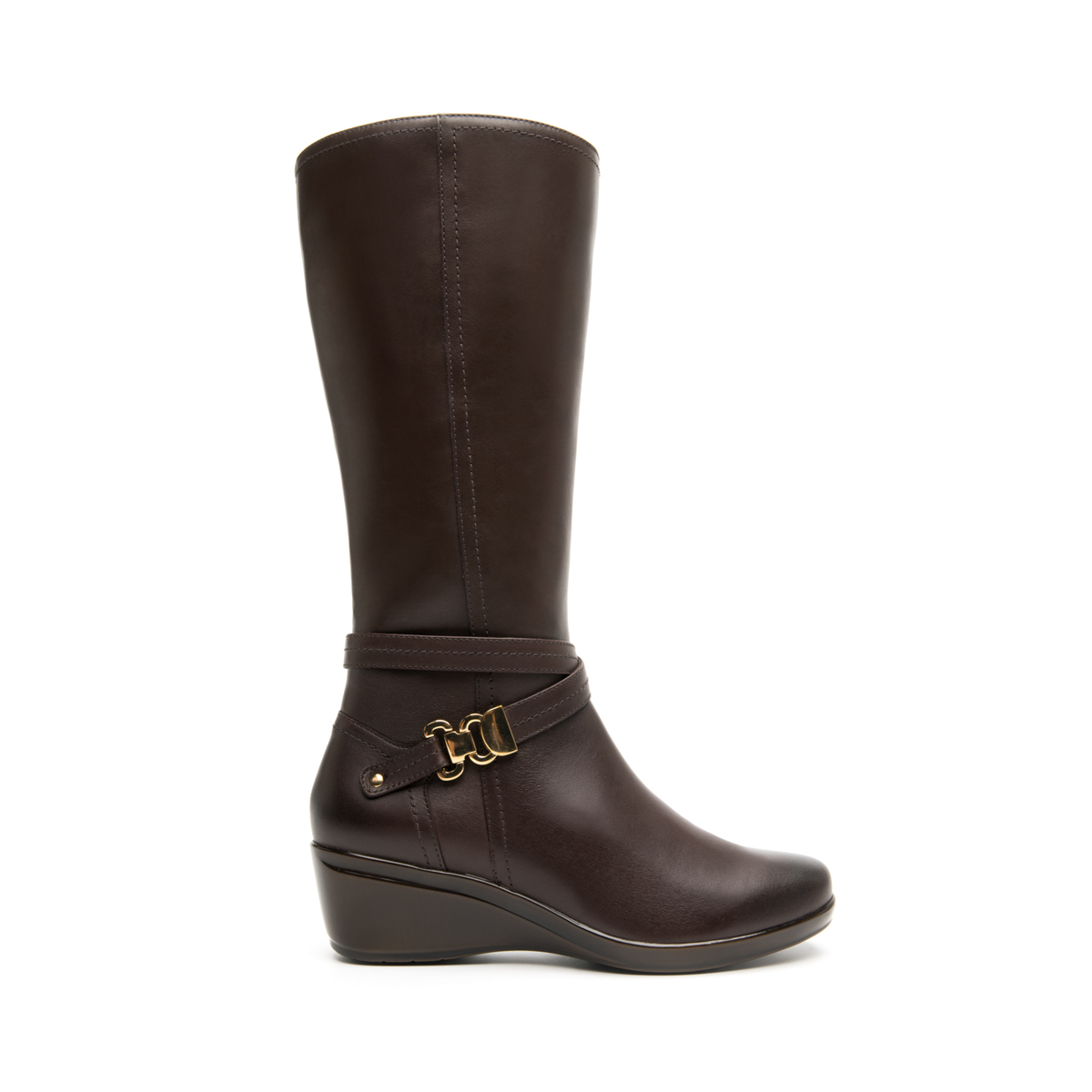 Women's Boot with Internal Zip Style 45226 Brown