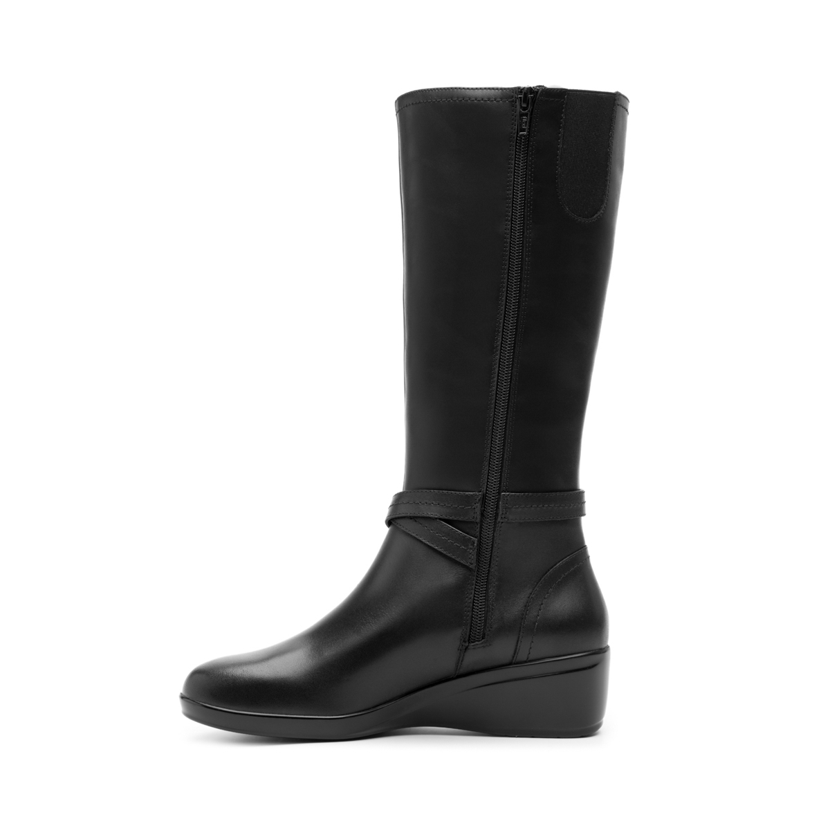 Women's Boot with Internal Zipper Style 45226 Black