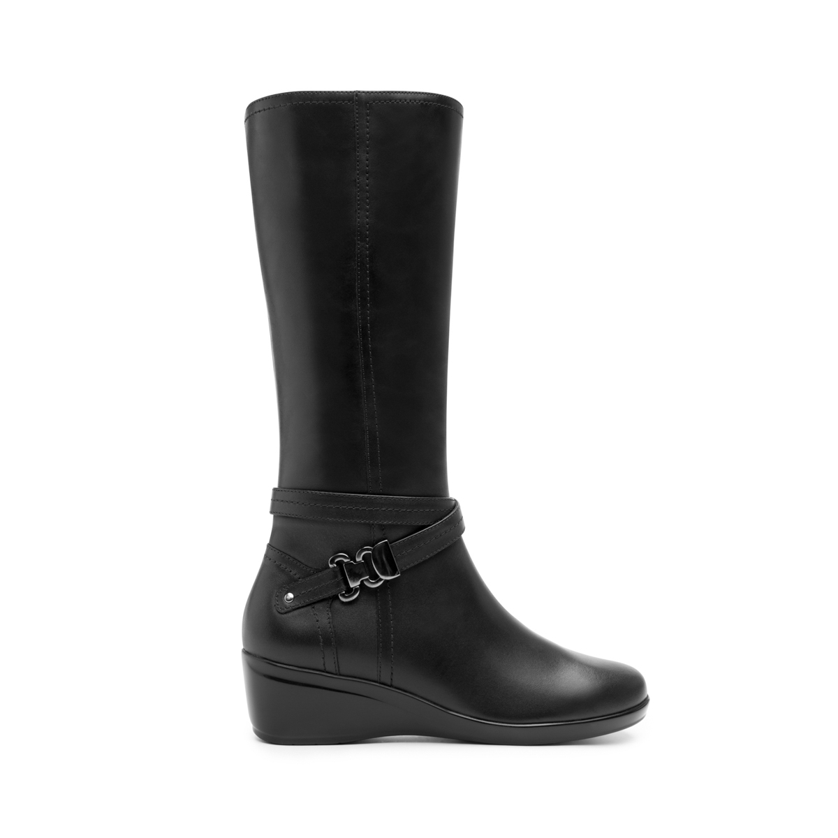 Women's Boot with Internal Zipper Style 45226 Black
