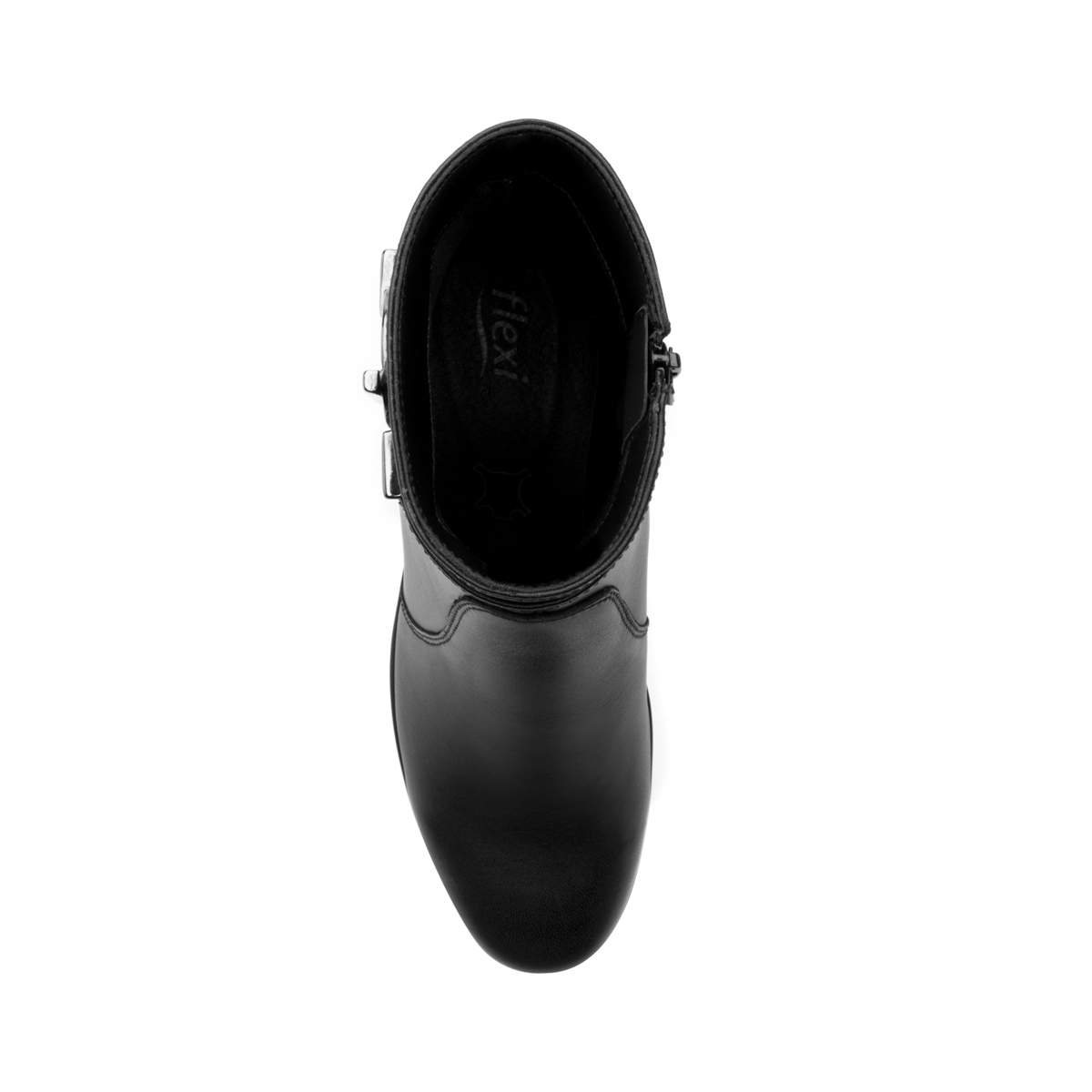 Women's Bootie with Internal Zipper Style 45227 Black