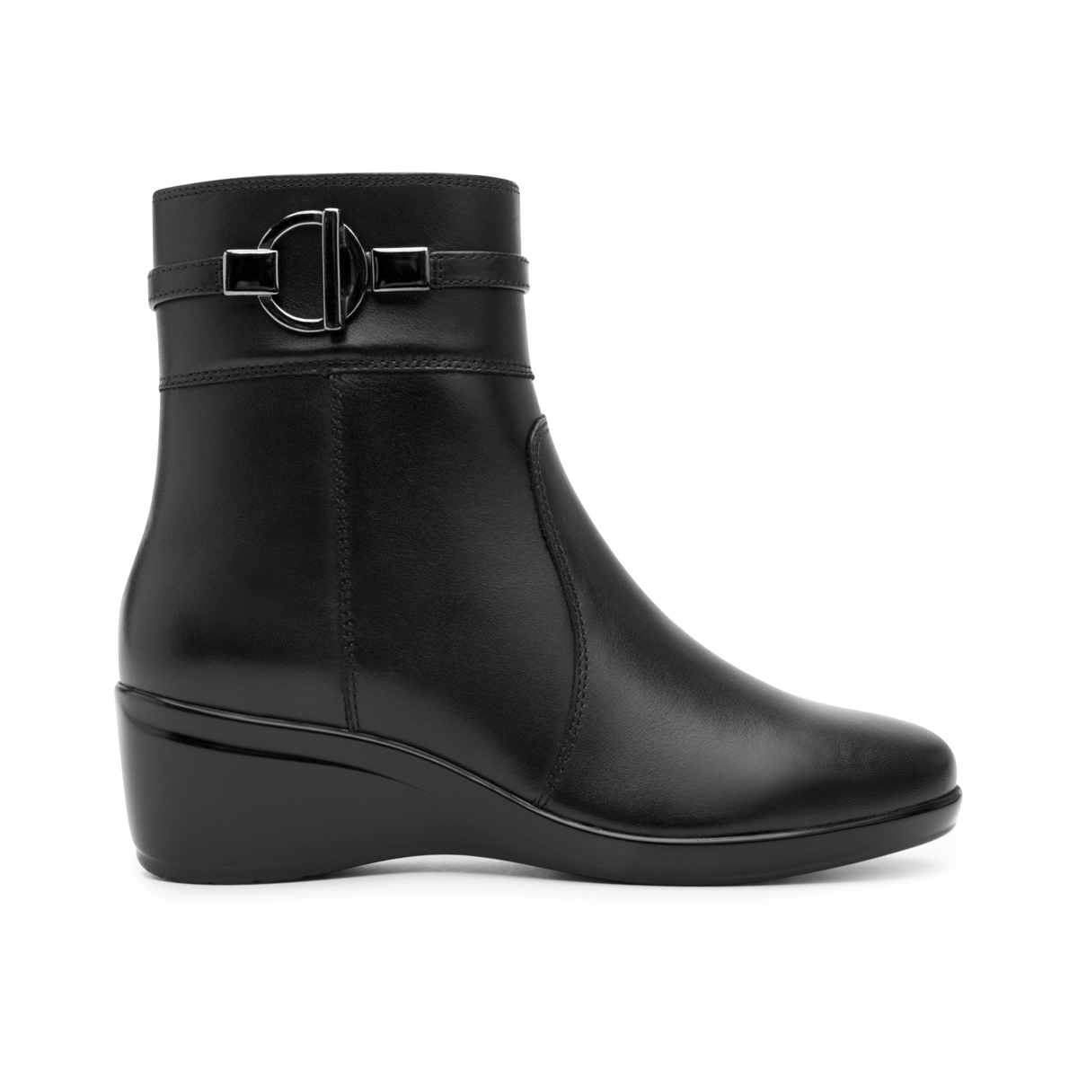 Women's Bootie with Internal Zipper Style 45227 Black