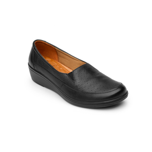 Flat Casual Flexi With Comfort Pad Template For Women - Style 45601 Black