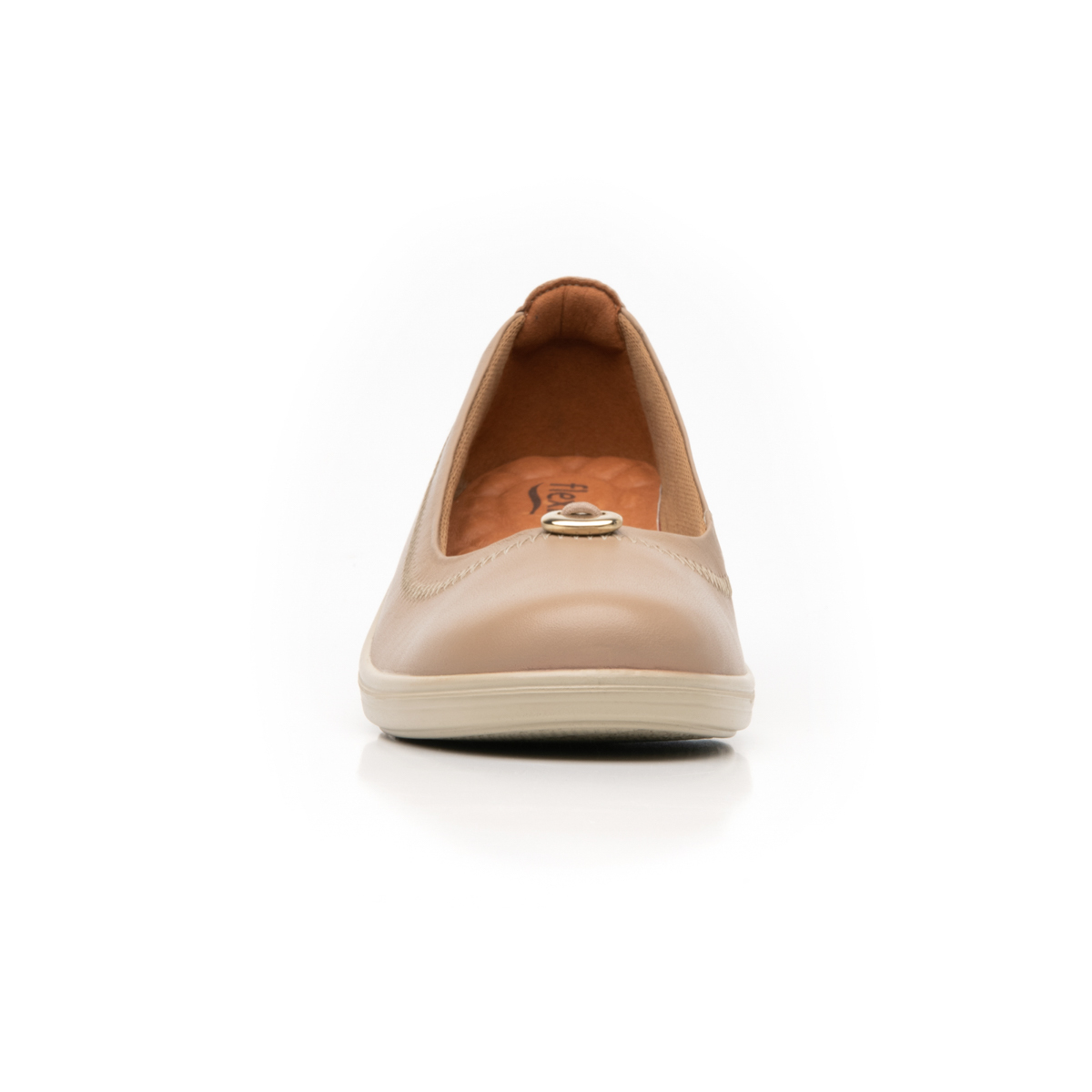 Ballerina De Plataforma Flexi para Mujer con Plantilla Comfort Pad Estilo 45605 Taupe