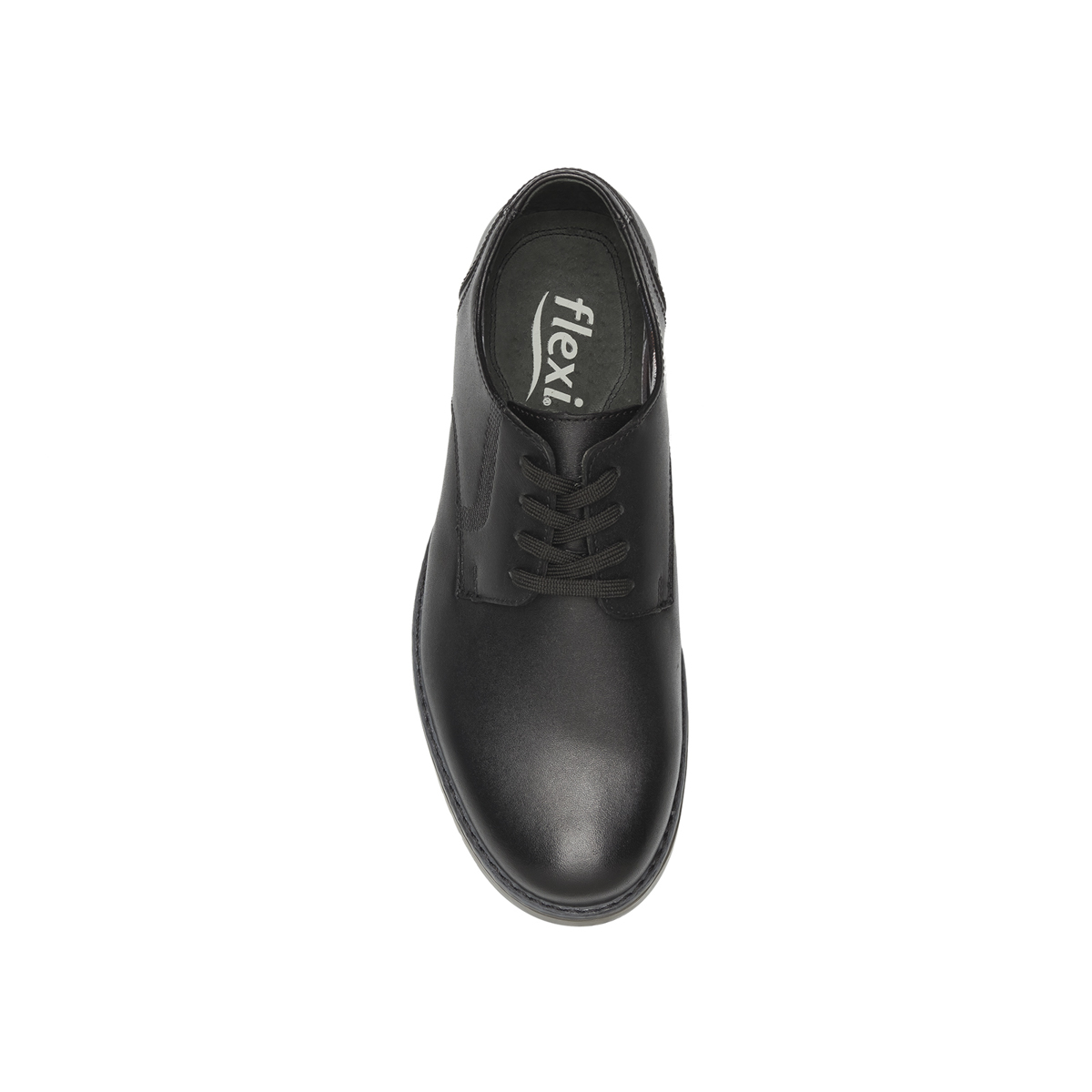 Children's Flexi Derby School Shoe - Style 50901 Black