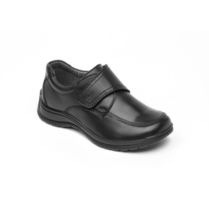 Children's Flexi School Shoe with Velcro - Style 57903 Black