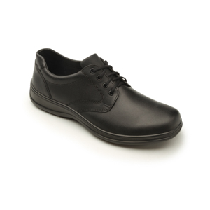 Zapato Casual De Servicio/Clínico Flexi De Agujetas Para Hombre - Estilo 63201 Negro