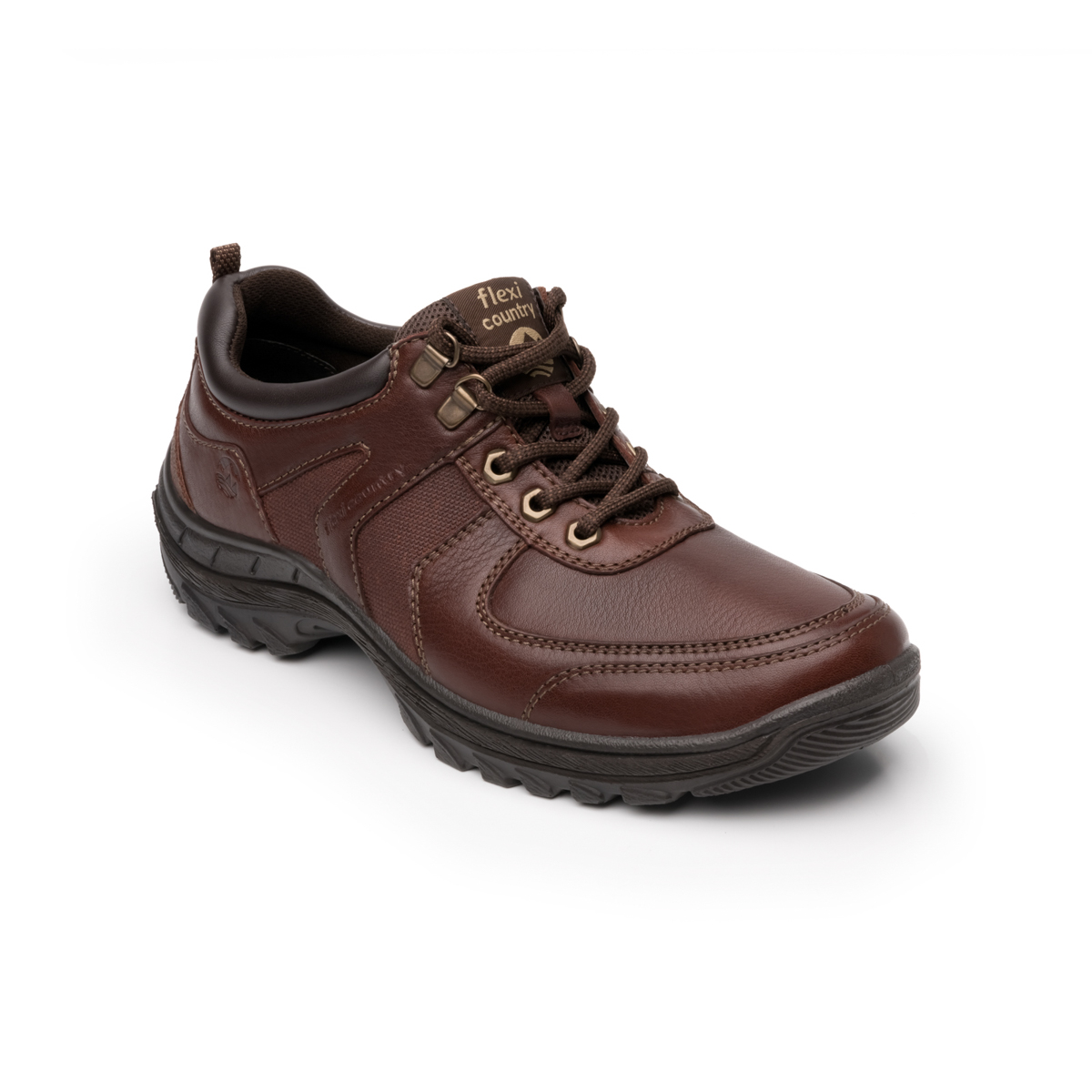 Men's Flexi Country Combination Outdoor Shoe - Style 66513 Walnut