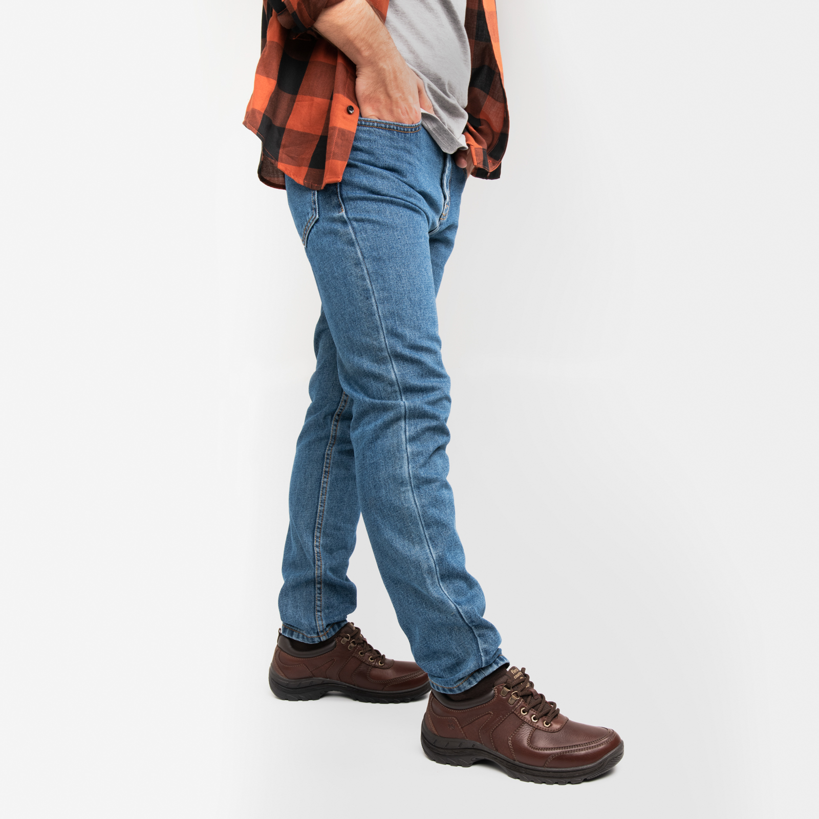 Men's Flexi Country Combination Outdoor Shoe - Style 66513 Walnut