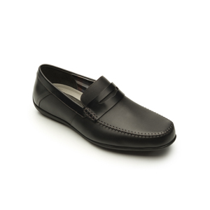 Men's Flexi Urban Moccasin With Face Mask - Style 68607 Black