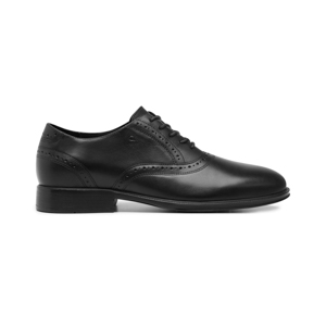 Quirelli Men's Leather Oxford Style 701508 Black