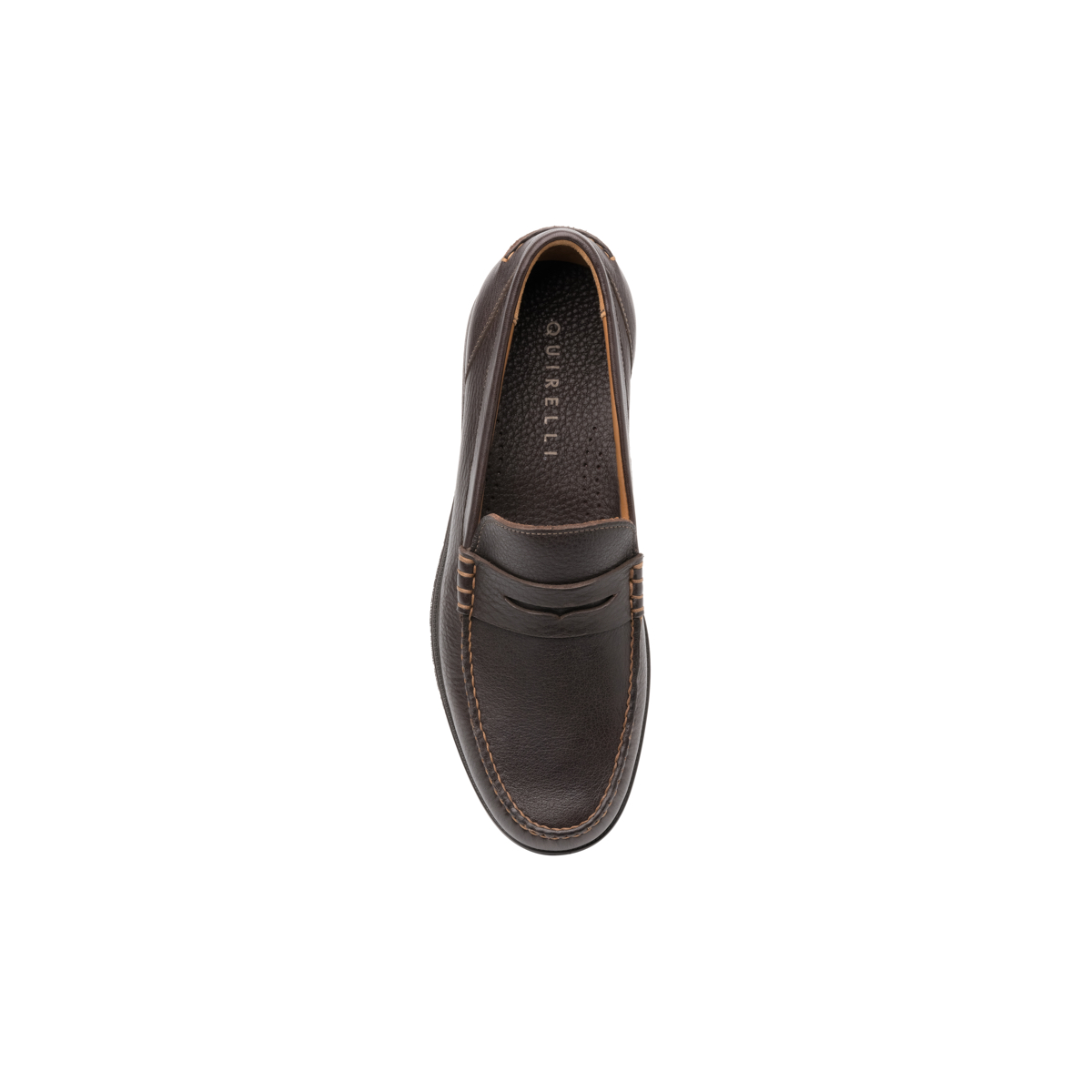 Mocasín De Vestir Quirelli Con Suela Extra Ligera Flowtek Para Hombre - Estilo 701601 Café