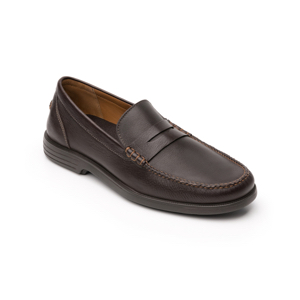 Mocasín De Vestir Quirelli Con Suela Extra Ligera Flowtek Para Hombre - Estilo 701601 Café Mocasín De Vestir Quirelli Con Suela Extra Ligera Flowtek Para Hombre - Estilo 701601 Café