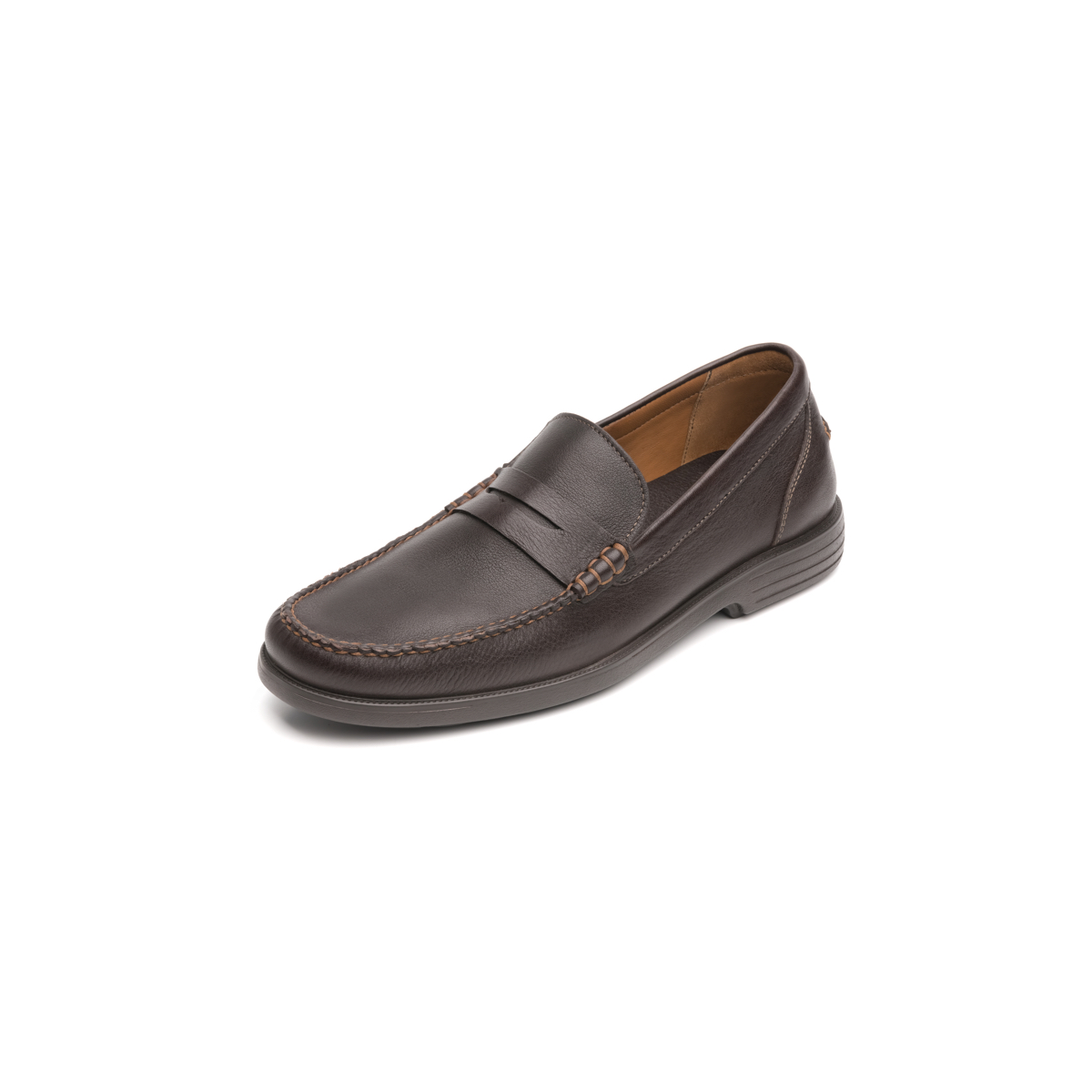 Mocasín De Vestir Quirelli Con Suela Extra Ligera Flowtek Para Hombre - Estilo 701601 Café