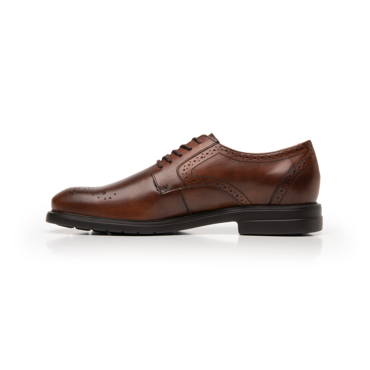 Quirelli Men's Derby Brogue Shoe with Extra Lightweight Sole 702101 Tan