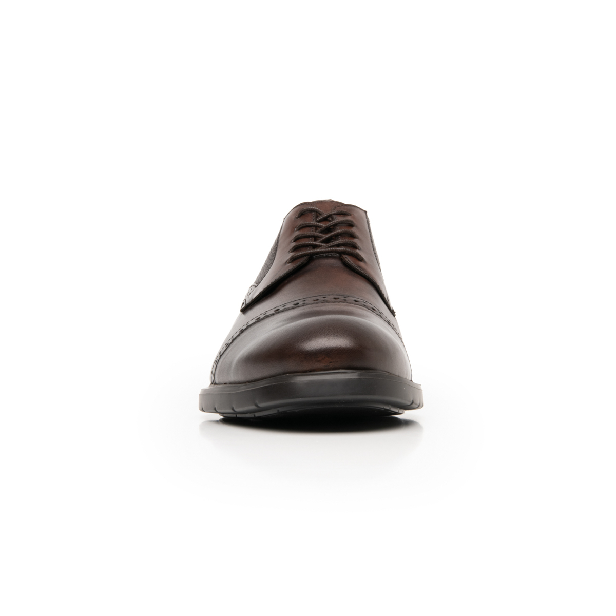 Zapato Derby Quirelli para Hombre con suela extra ligera Estilo 702102 Chocolate