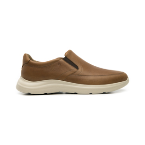 Quirelli Men's Leather Slip-On Shoe Style 702508 Tan