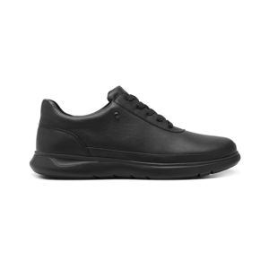Quirelli Men's Leather Shoe with Extra Lightweight Sole Style 703409 Black
