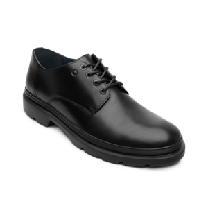 Quirelli Men's Leather Derby Shoe Style 704701 Black