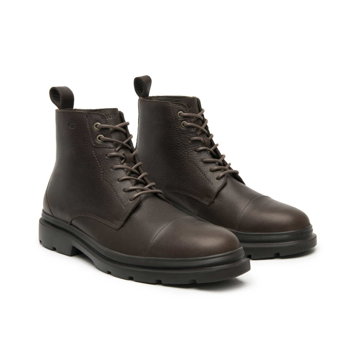 Quirelli Men's Leather Boot Style 704705 Chocolate
