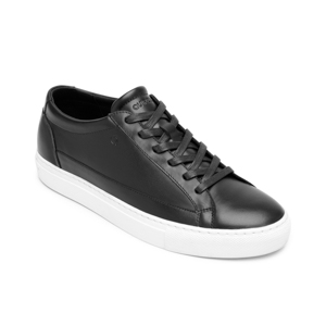 Quirelli Men's Casual Leather Sneaker Style 704901 Black