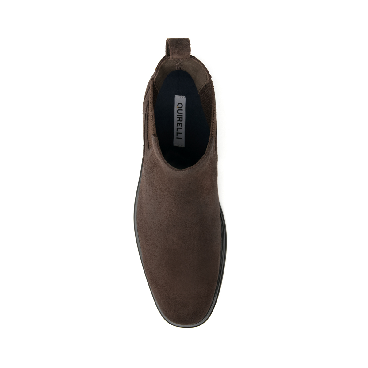 Quirelli Men's Leather Chelsea Boot Style 705002 Chocolate