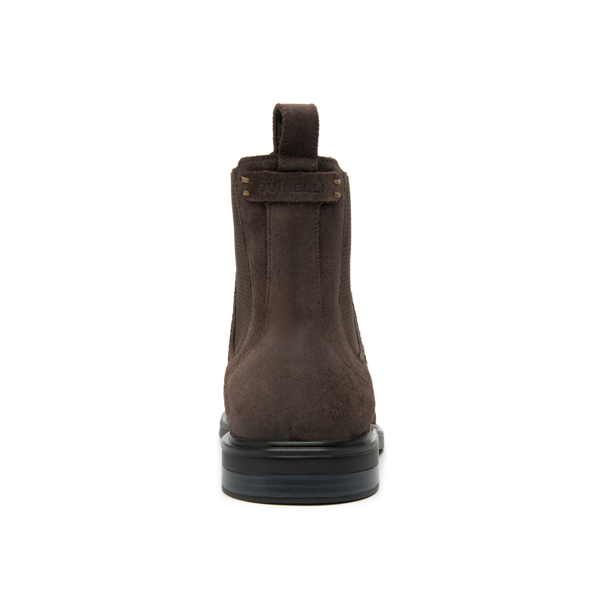 Quirelli Men's Leather Chelsea Boot Style 705002 Chocolate