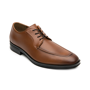Quirelli Men's Leather Derby Shoe Style 705601 Tan