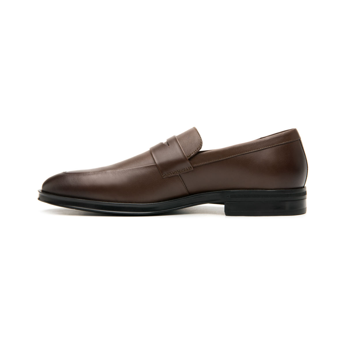 Quirelli Men's Leather Penny Loafer Style 705602 Coffee