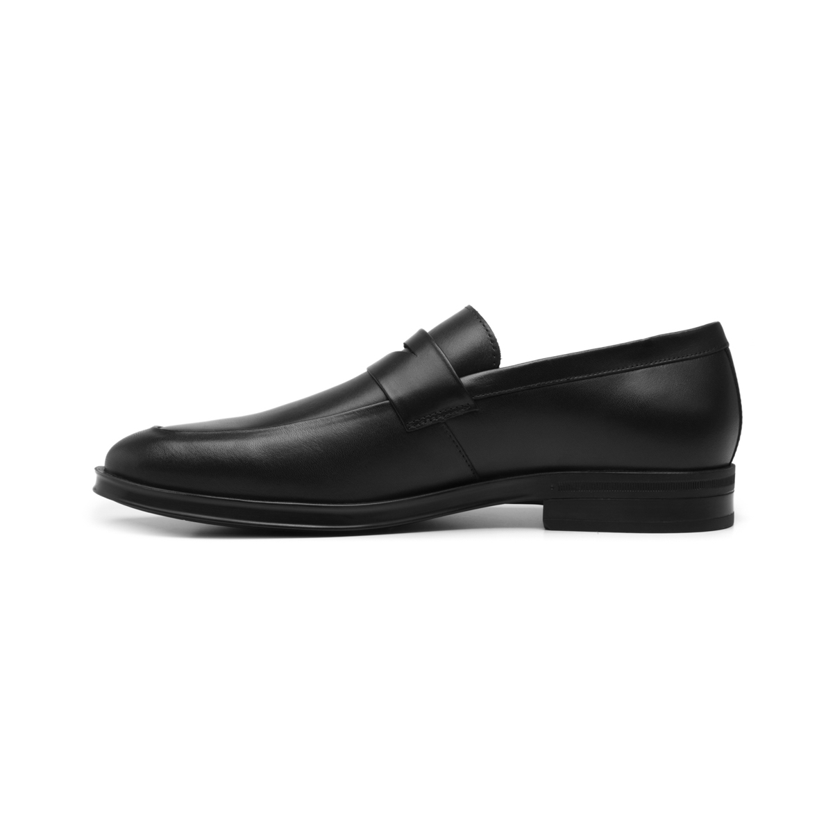Quirelli Men's Leather Penny Loafer Style 705602 Black
