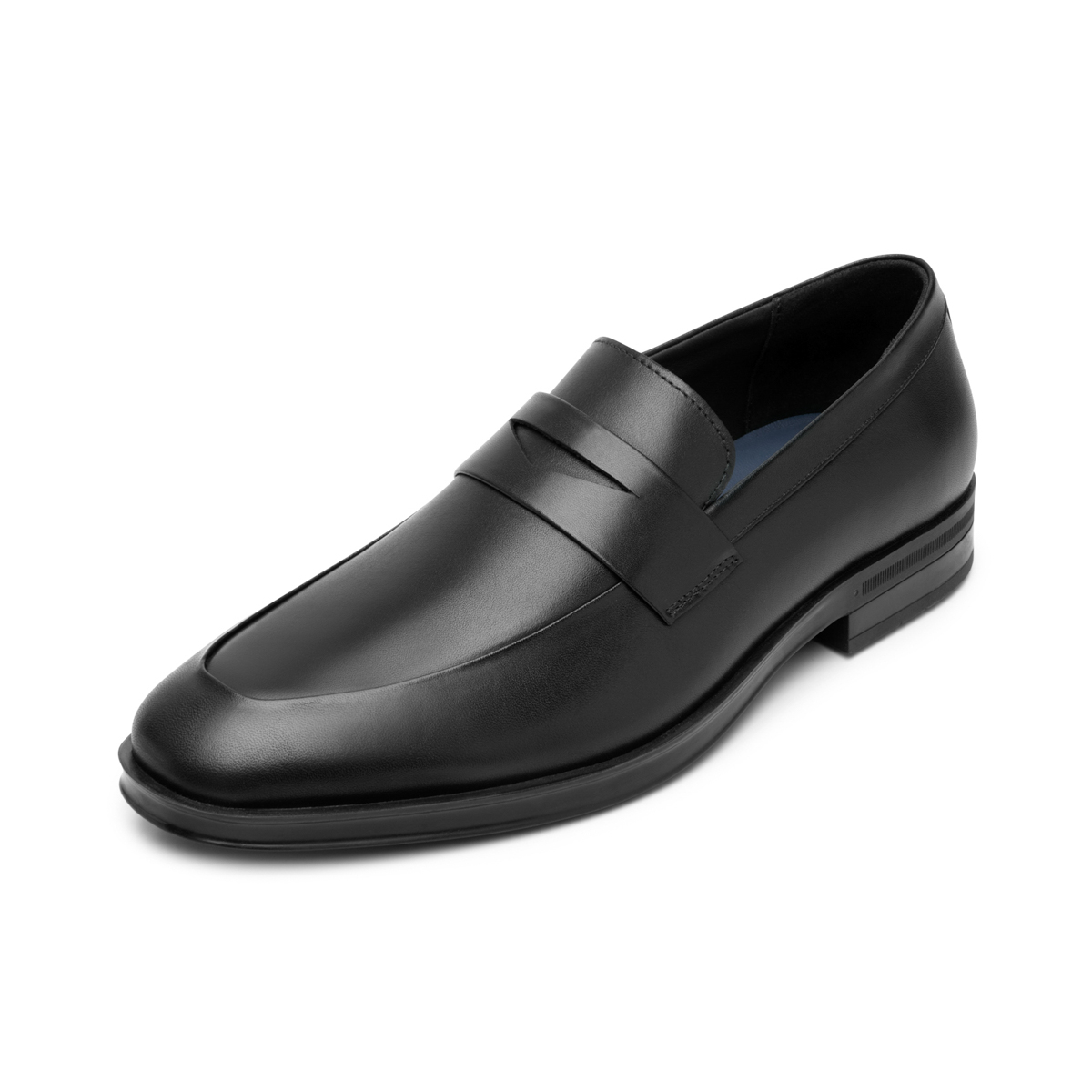 Quirelli Men's Leather Penny Loafer Style 705602 Black