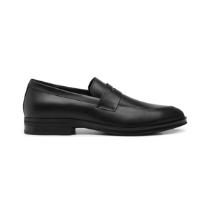Quirelli Men's Leather Penny Loafer Style 705602 Black